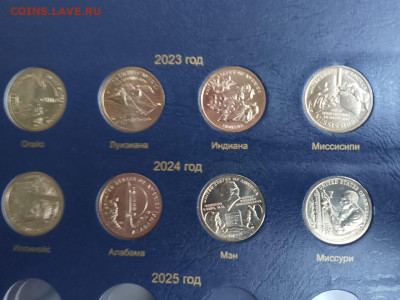 Памятные монеты США в альбоме - IMG-20260222-WA0016