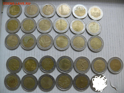 Монеты 2 евро юбилейные - из оборота - по фиксу 235 р. - 2 евро юбилейка А