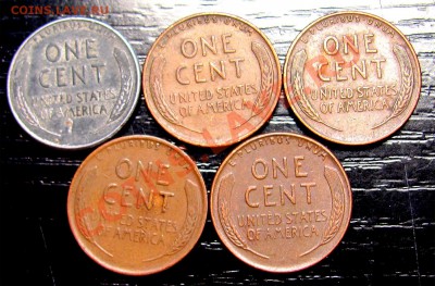 H44 США 1¢ подборка 5 шт. 43-44d-45-46-48 до 07.03 в 22°° - H44 1 c 43 44d 45 46 48_2