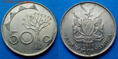 Намибия - 50 центов 2010 года до 3.03 - Намибия 50 центов, 2010  20