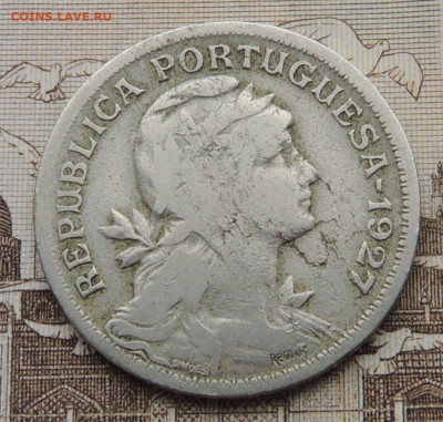 Португалия 50 сентаво 1927 нечастая до 1.03.2026 - Португалия 50 сентаво 27 .JPG