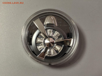 10дол 2020 О-ва Кука, Пропеллер самолета, Ag999, 2oz, до 04 - Ю Пропеллер-2