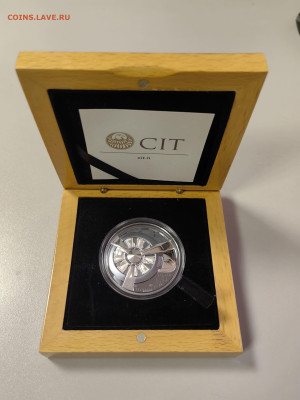 10дол 2020 О-ва Кука, Пропеллер самолета, Ag999, 2oz, до 04 - Ю Пропеллер-1