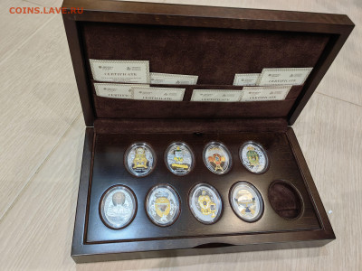 1дол 2015 Ниуэ Императорские Яйца Фаберже (8шт) Ag999, до 04 - ЯЯ Фаберже 2015 - 1