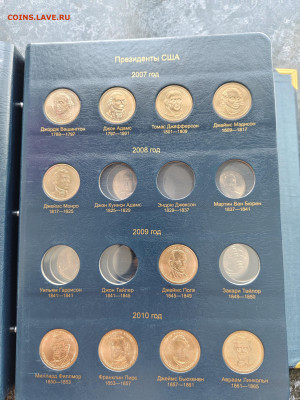 КОЛЛЕКЦИЯ монет США (квотеры и доллары в альбоме ) до 1.03 - 7