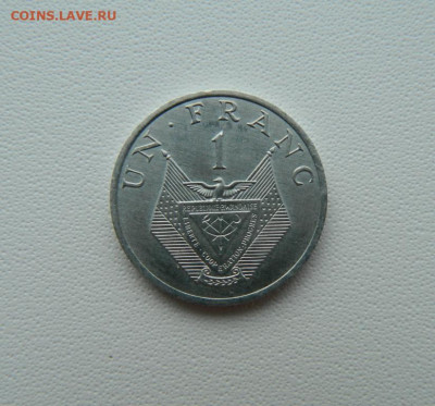 Руанда 1 франк 1985 г. С рубля! до 04.03.26 - DSCN1734.JPG