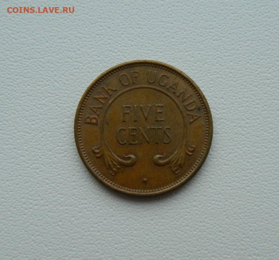 Уганда 5 центов 1966 г. С рубля! до 04.03.26 - DSCN1583.JPG