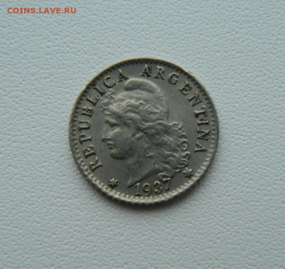 Аргентина 5 сентаво 1937 г. С рубля! до 04.03.26 - DSCN1650.JPG