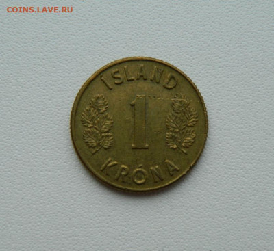 Исландия 1 крона 1973 г. С рубля! до 04.03.26 - DSCN1693.JPG