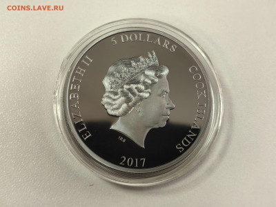 О-ва Кука 5долл 2017 Маска Гая Фокса II, Ag999, до 05.03 - Ю Маска Гая 2017-3