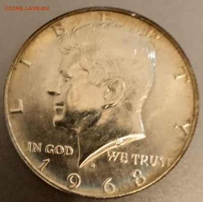 Полдоллара США Кеннеди 1968 - ken