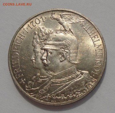 Германия Пруссия 2 марки 1901 год 200 лет династии - DSC04715.JPG