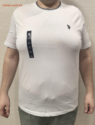 Футболка U.S. Polo Assn. из 100% хлопка  белая - IMG_20260228_164652_edit_1122064747207950