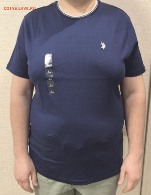Футболка U.S. Polo Assn. из 100% хлопка  синяя - IMG_20260228_164613_edit_1122099650975132