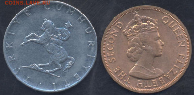 Брит. Карибские территории 2 цента 1965 г.(Шт. блеск.)   3. - Карибы