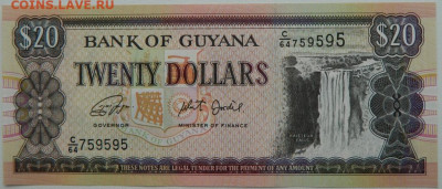 Гайана 20 долларов 2018 г. С рубля! до 07.03.26 - DSCN1921.JPG