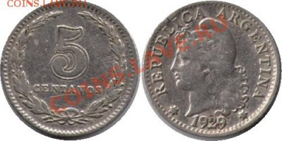 >L< Аргентина 20 сентаво 1929 до 08.03.12 17:00 - Аргентина_20_сентаво_29