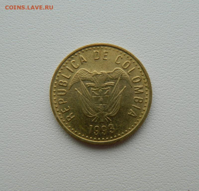 Колумбия 100 песо 1993 г. С рубля! до 09.03.26 - DSCN1587.JPG
