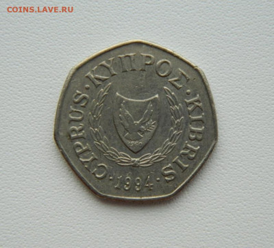 Кипр 50 центов 1994 г. С рубля! до 09.03.26 - DSCN1629.JPG