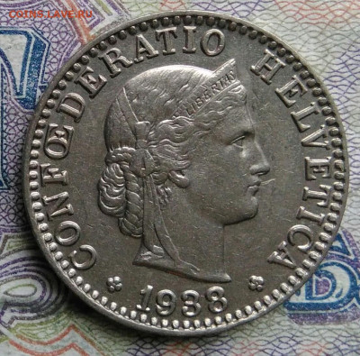 Швейцария 20 раппен 1938 года до 09.03.2026 - IMG_20260303_175914
