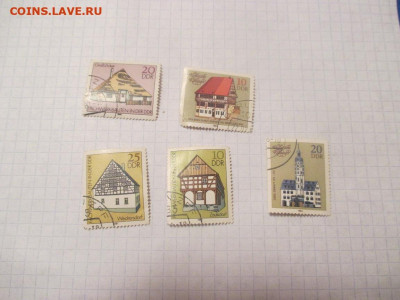 Марки 5 штук . ГДР. Дома . - IMG_0472.JPG