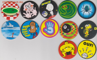 Обмен вкладышей, карточек, документов, магнитиков и др. - Фишки