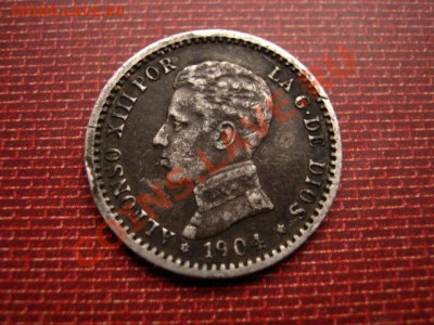 Испания 50 сантимов 1904 серебро до 04.03.12 в 14.00 М - IMG_5159