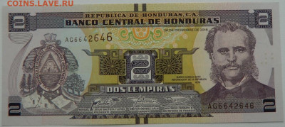 Гондурас 2 лемпиры 2016 г. С рубля! до 10.03.26 - DSCN1893.JPG