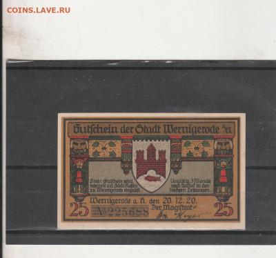 Германия Нотгельд 1920 г. (88) .до 09.03. в 22.00 - IMG_20260307_0023