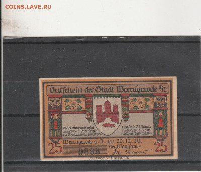 Германия Нотгельд 1920 г. (98) .до 09.03. в 22.00 - IMG_20260307_0027