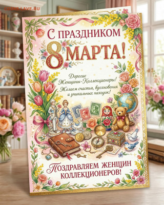 С Международным Женским Днём - С 8 Марта !!! - Петербургский коллекционер 8 марта
