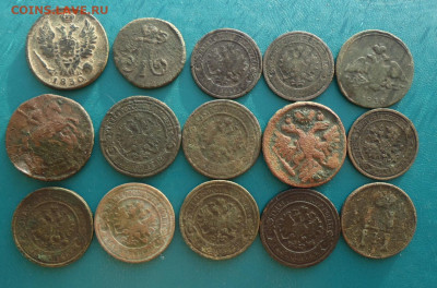 65 медных Царских монет. - 0006.JPG