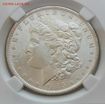 США, 1 доллар 1885 MS64 до 14.03.26 в 22.00. - IMG_20260309_081411