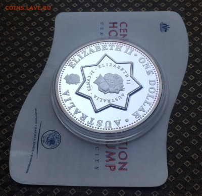 Австралия 1 дол. и 25 центов 2001 ПРУФ.Территории Австралии - 155