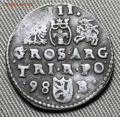 Трояк Сигизмунд III 1598 B подлинность и оценка - IMG_4714