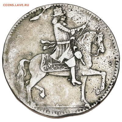 Дания - Christian_V_2_krone_1675_smooth_surface_H-1