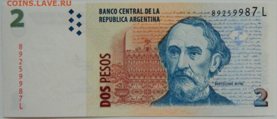Аргентина 2 песо 2014 г. С рубля! до 18.03.26 - DSCN2496.JPG