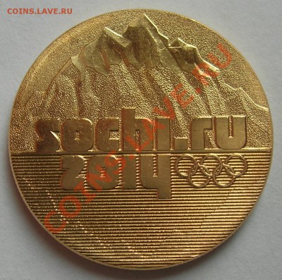 25 рублей СОЧИ 2014 (2011) с золотым покрытием 999 пробы - DSCN7740.JPG