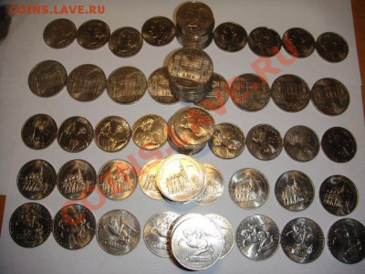 100 шт.Юбилейных,мешковых монет ( короткий) - 100 монет 3 марта.JPG