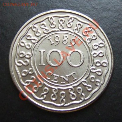 СУРИНАМ 100 центов (1989) до 05.03. (21.30 по мск) - Суринам 100 центов Р