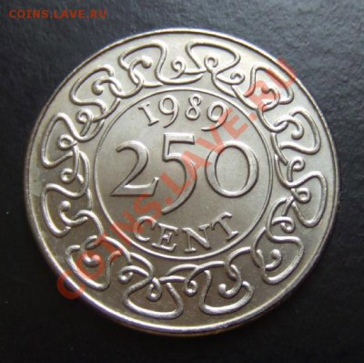 СУРИНАМ 250 центов (1989) до 05.03. (21.30 по мск) - Суринам 250 центов Р