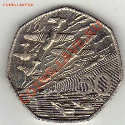 ВЕЛИКОБРИТАНИЯ 50 ПЕНСОВ 1994 ДЕНЬ Д ДО 08.03.12-18Ч (1692) - img938