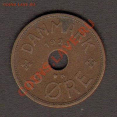 Дания 2 эре 1929 N до 05.03.2012 22-00 - 01
