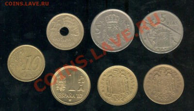 Испания 7 монет до 7.3.12 в 22:30 - Испания 001