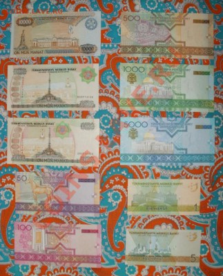 Продаю полную коллекцию банкнот Туркменистана (UNC) - 2182365795_2