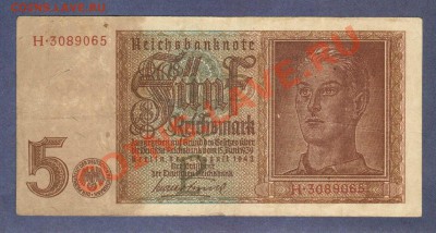 --ГЕРМАНИЯ 5-РЕЙХСМАРОК-1942.--до.6.3.12-22:00 МСК. - ГЕРМАНИЯ.5-МАР.1942.-65