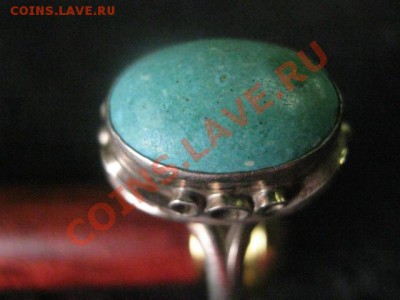 Колечко с бирюзой. Серебро. До 10.03.2012г. 22-15 мск - кольцо и рубли 005.JPG