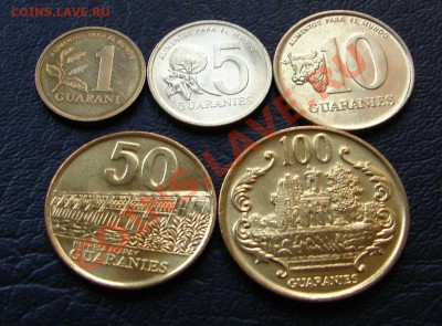 Животные на монетах - парагвай 1