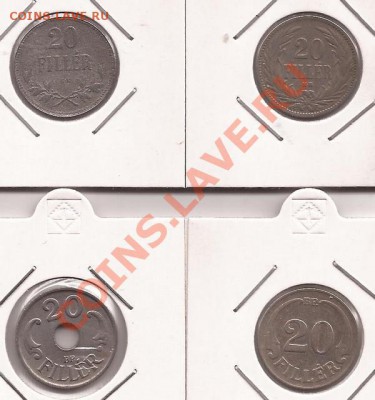 Венгрия 20 филлер-4 штуки (разные типы)  до 12.03.12 в 22.00 - Scan 65