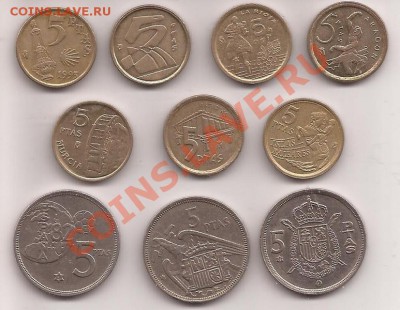 Монеты Испании 5 песет-10штук разные  до 12.03.12 в 22.00 - Scan 83